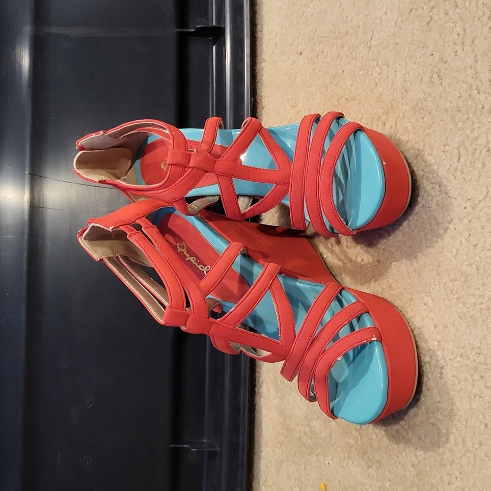 Qupid pink heels